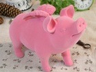happy ウィングＰＩＧ＜ピンク（フロック加工）＞|オブジェ・ディスプレイ小物|インテリア・ディスプレイ小物