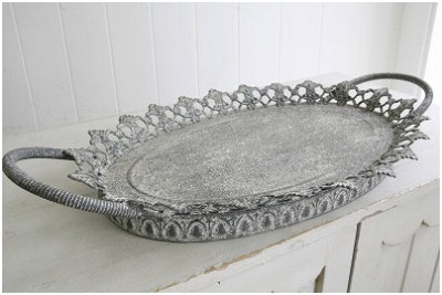 グロブナー スチール製 オーバルトレー＜L＞ | インテリア