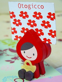 Decole otogicco 赤ずきんちゃん メモスタンド | インテリア