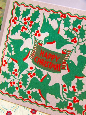 ��Xmas�����ɡۡ�Robins and Holly����from LONDON������ꥹ�ޥ������ɡ�