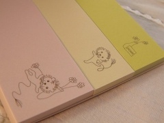 ◇ ラチとらいおん ◇付箋紙 | 紙ものステーショナリー,付箋