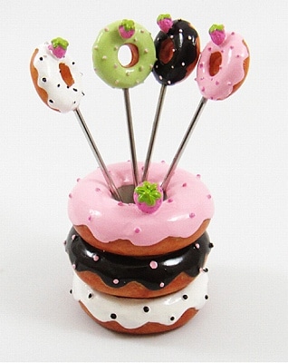 ドーナツ ミニピック セット（4本付） | 食器,お箸・スプーン