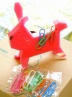 ペール アニマル クリップホルダー /　ウサギ|その他文房具|筆記用具・文具