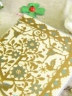 〈〈2012年 手帳〉〉　　【切り絵　ゴールド＜バレリーナ＆青い鳥＞】　スケジュール帳＜A6型 ウィークリー＆マンスリー＞|SOLD OUT