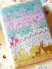 〈〈2013年 手帳〉〉　【家族ダイアリー】Ａ６／切り絵ナチュラル（シャーベット）|SOLD OUT