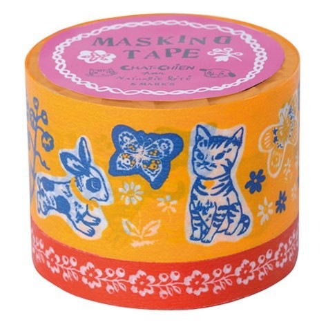 マスキングテープ3巻セット/【ナタリー・レテ】：オレンジ | テープ