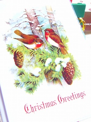 ��Xmas�����ɡۡ�Christmas Bird & Snow Tree�������ꥹ�ޥ������ɡ�