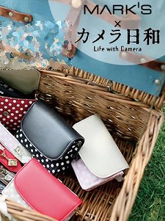 カメラ日和コラボアイテム＞ 【コンパクトカメラポーチ・ドット