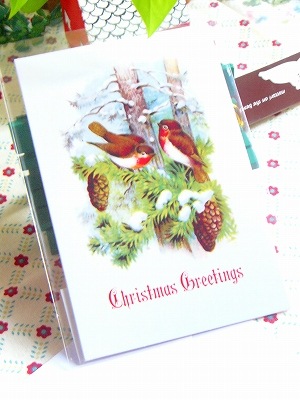 ��Xmas�����ɡۡ�Christmas Bird & Snow Tree�������ꥹ�ޥ������ɡ�