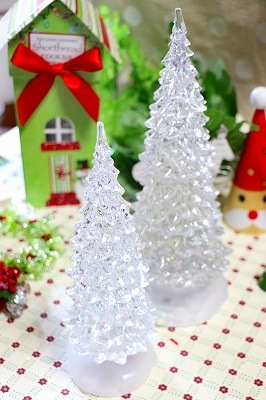 �ڥ����å�ON���ǥ�᤬�ĥ꡼����򥭥饭���������ͷ���ޤ����ۡ������ŨXmas����LED�ꥭ�åɥ��ꥹ�ޥ��ĥ꡼��SS��������H22cm)/L��������H26cm)��