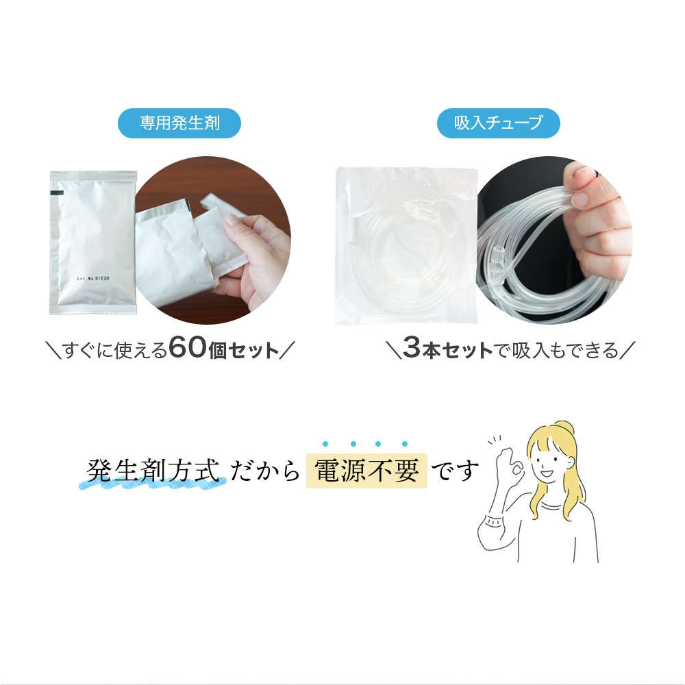 宮川式水素キット 一式（水素発生剤60個付属） | 水素吸入器,宮川式