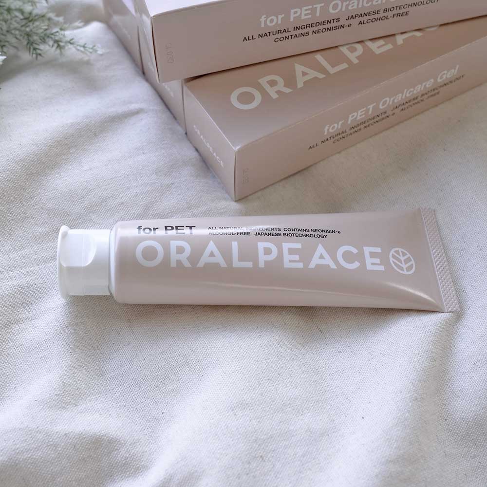 ≪オーラルピース≫フォーペット(ジェル)80g　ペット用歯磨きジェル　