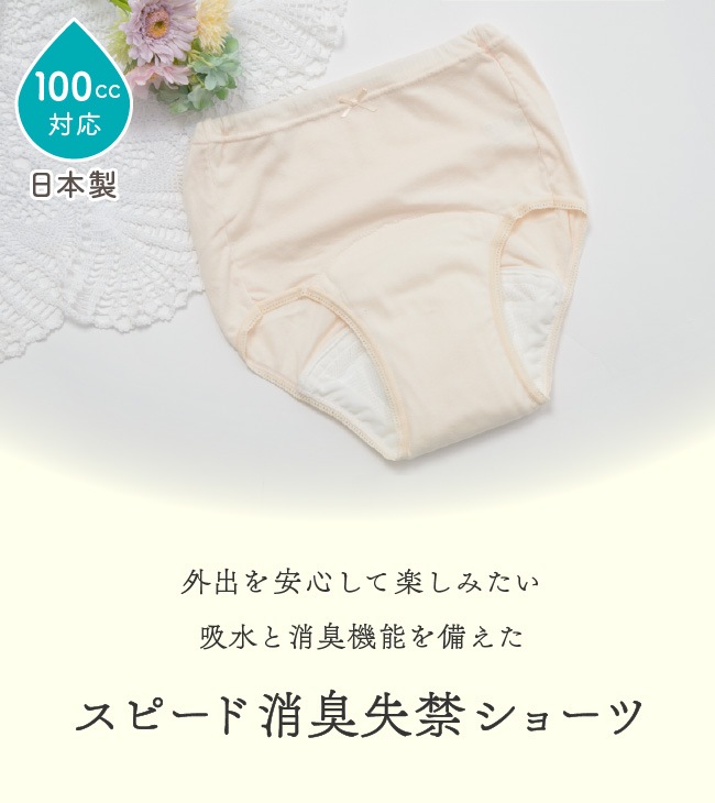 尿漏れ 尿モレ ショーツ レディース 女性用 軽失禁 S M L LL