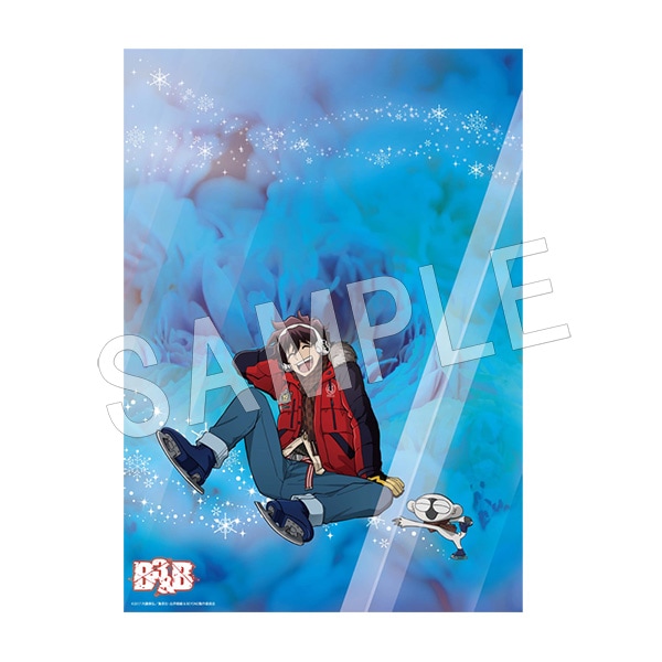 血界戦線 ＆ BEYOND B2クリアポスター スケートver.B レオナルド