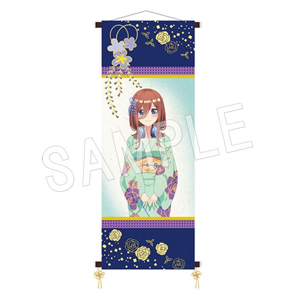 二次受注】五等分の花嫁∬ 掛け軸風タペストリー 三玖 | か行,五