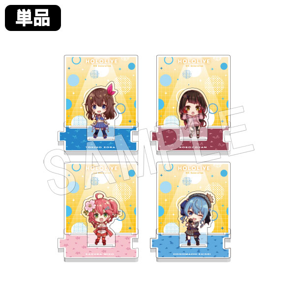 予約】ホロライブ トレーディングアクリルジオラマ(0期生)pcs