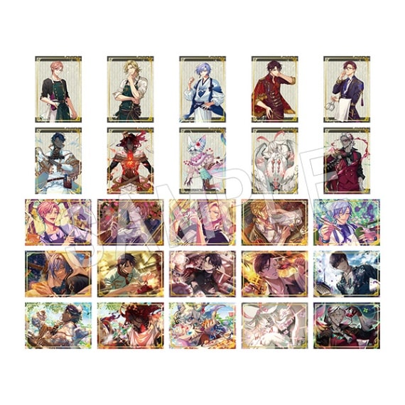 夢職人と忘れじの黒い妖精 キュイ先生VS混沌料理リリース記念缶バッジ25枚セット 59072-308-