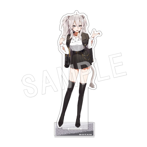 【獅白ぼたん】ホロライブ hololive×東武動物公園コラボ ホロライブ×東武動物公園コラボ。サイン入りミニ色紙やクリア