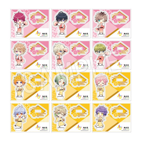 予約】A3! トレーディングアクリルスタンド 極楽湯ミニキャラver