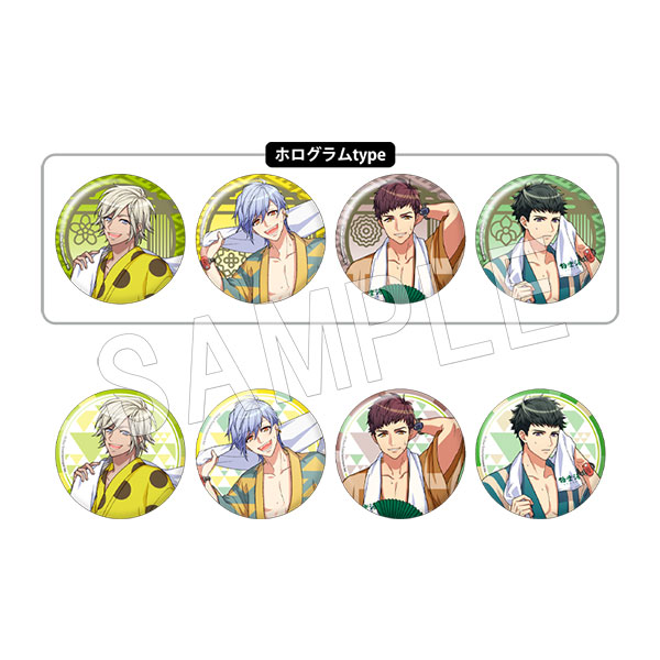 予約】A3! トレーディング缶バッジ 極楽湯ver.(ランダムホロ入り