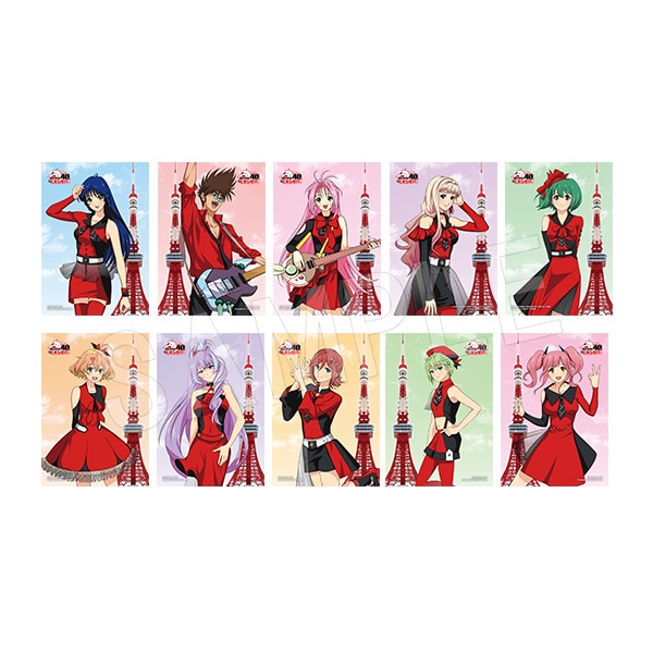 マクロス40周年 カプセルスタンディ コンプリートセット