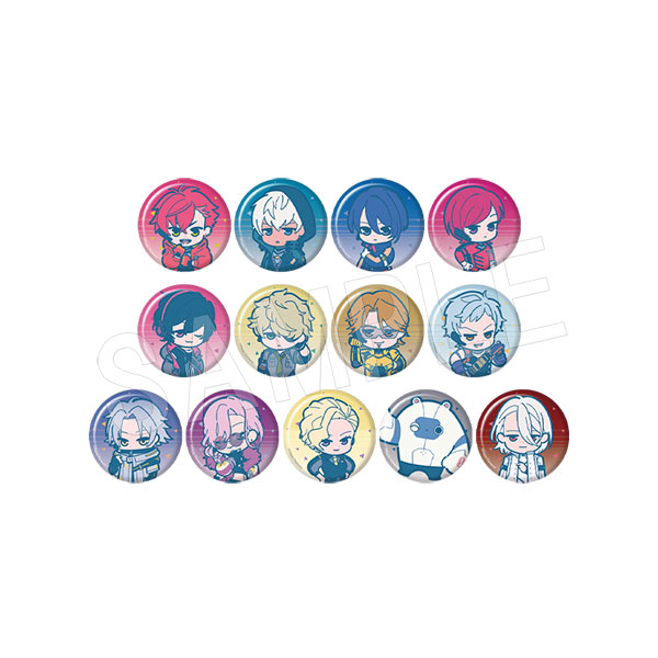 予約】エリオスライジングヒーローズ トレーディングマット缶バッジ