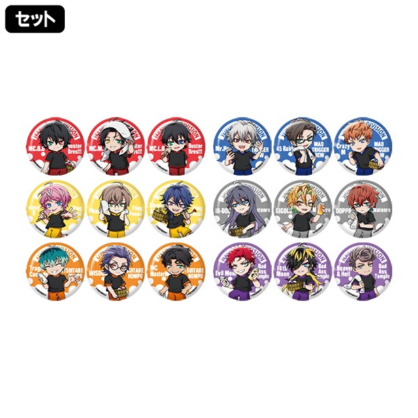 ヒプノシスマイク ヨコハマ・ディビジョン アクリルブロック 缶バッチ HYPNOSISMIC -Division Rap Battle-OFFICIAL GOODS|.MAD TRIGGER