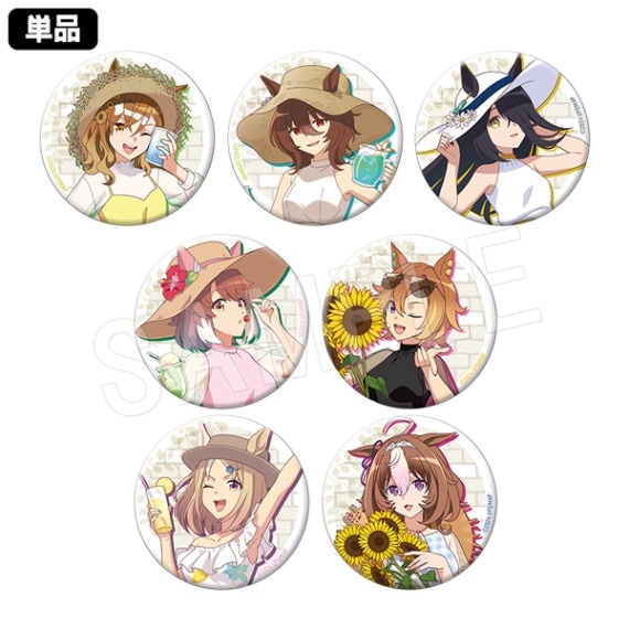 ウマ娘　アグネスタキオン　新時代の扉　缶バッジ　20個 劇場版『ウマ娘 プリティーダービー 新時代の扉』 缶バッジ
