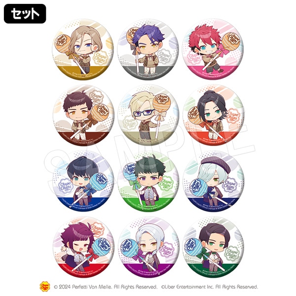 予約】A3!×チュッパチャプス トレーディング缶バッジ ミニキャラver