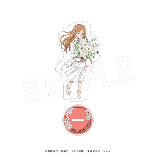 ワールドトリガー アクリルフィギュアスタンド Bouquet ver　３点セット ワールドトリガー アクリルフィギュアスタンド Bouquet ver