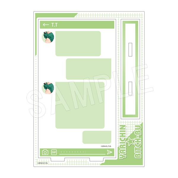 一般予約】ヤリチン☆ビッチ部 DM風アクリルメモスタンド 裏垢男子