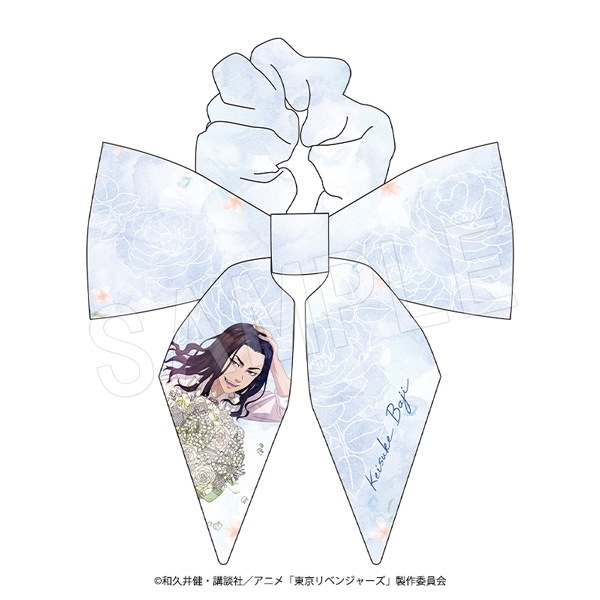 東京リベンジャーズ 黒川イザナ アニメジャパン リボンシュシュ 缶バッジ TVアニメ『東京リベンジャーズ』 - トレーディング場面写ハート