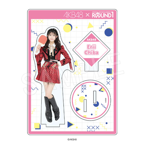 AKB48 　千葉恵里　アクリルプレート 1回券】千葉恵里オンラインガチャ