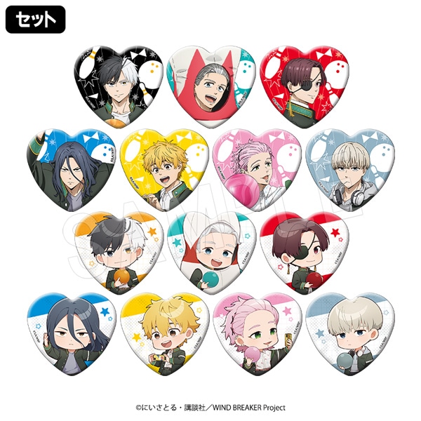 ボルト　缶バッジ　8種セット Amazon.co.jp: WIND BREAKER トレーディング缶バッジ ぎゃおコレ