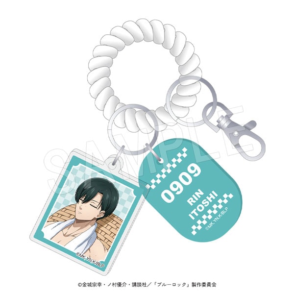 11月発送】ブルーロック ロッカーキー風キーホルダー お風呂ver