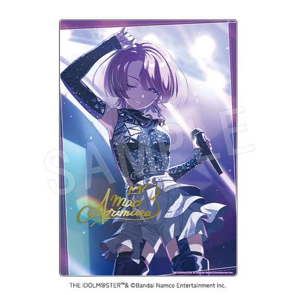 【非売品】学園アイドルマスター 有村麻央 A3 サイズ クリアポスター 学園アイドルマスター 有村麻央 デザインD クリアビジュアル