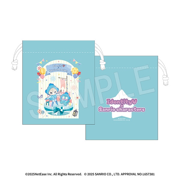 1月発送】第五人格×サンリオキャラクターズ ミニ巾着 夜の番人