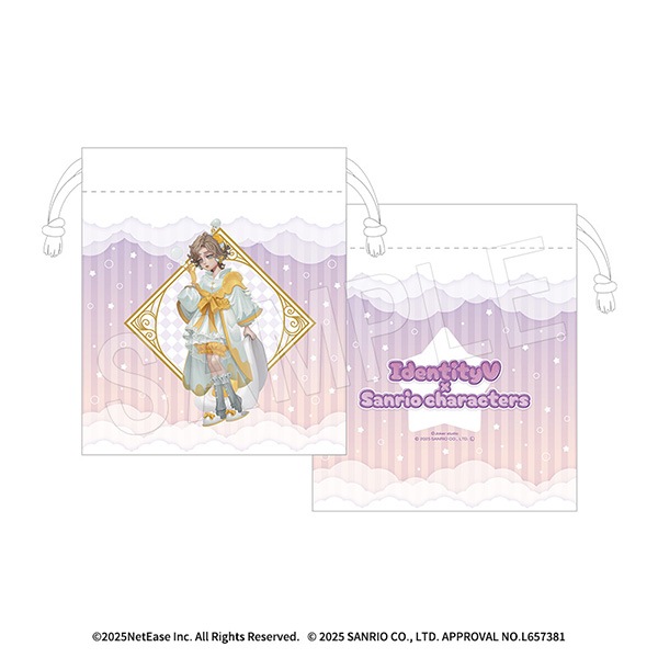 第五人格　サンリオカフェ　気象学者 1月発送】第五人格×サンリオキャラクターズ ミニ巾着 気象学者