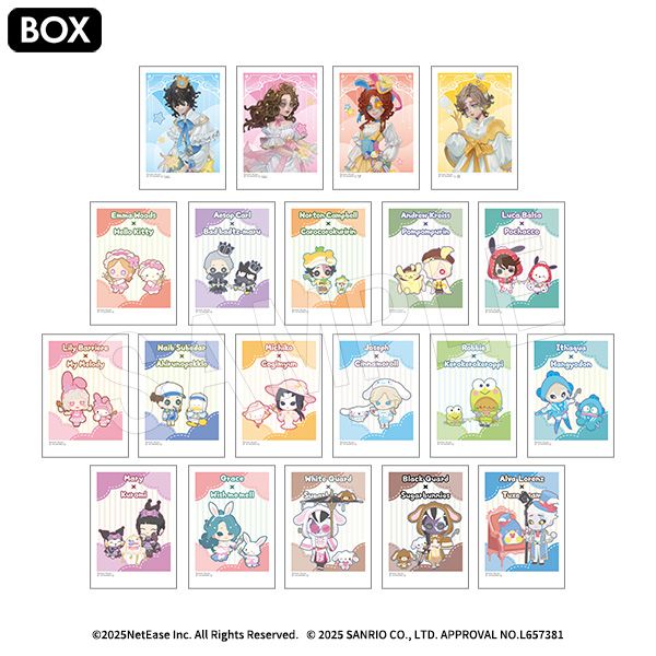 1月発送】第五人格×サンリオキャラクターズ ポラショットコレクション