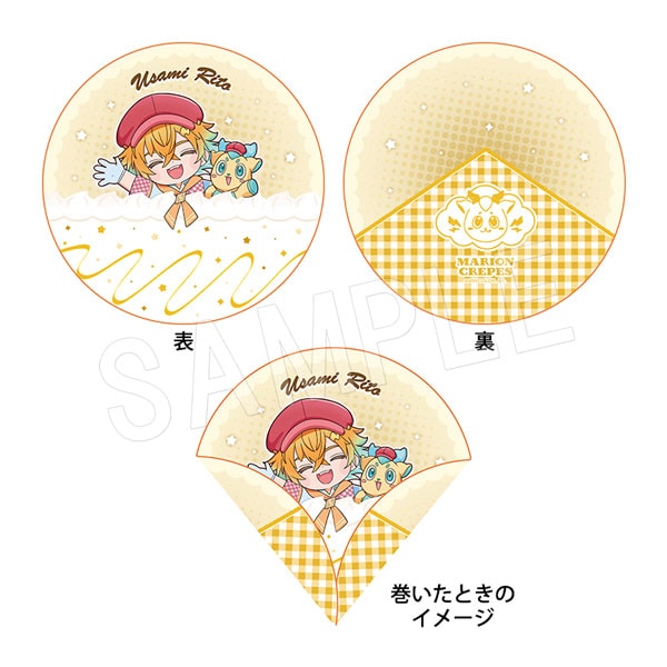 12月～1月発送】にじさんじ ハンカチ マリオンクレープ 宇佐美リト