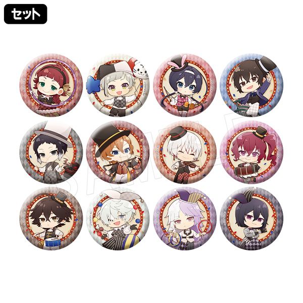 1月発送】文豪ストレイドッグス トレーディング缶バッジ ミニキャラ