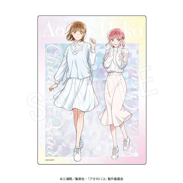 2月発送】アオのハコ ホロアクリルアートパネル BLACK＆WHITEver