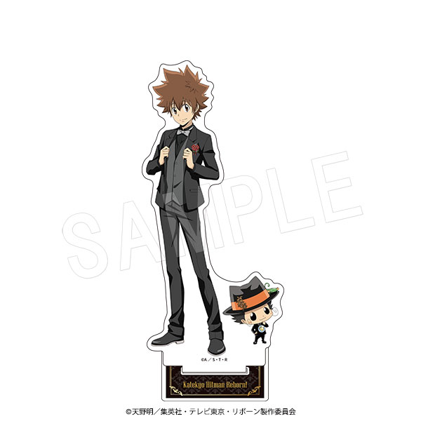 4月発送】家庭教師ヒットマンREBORN! アクリルフィギュアスタンド 黒