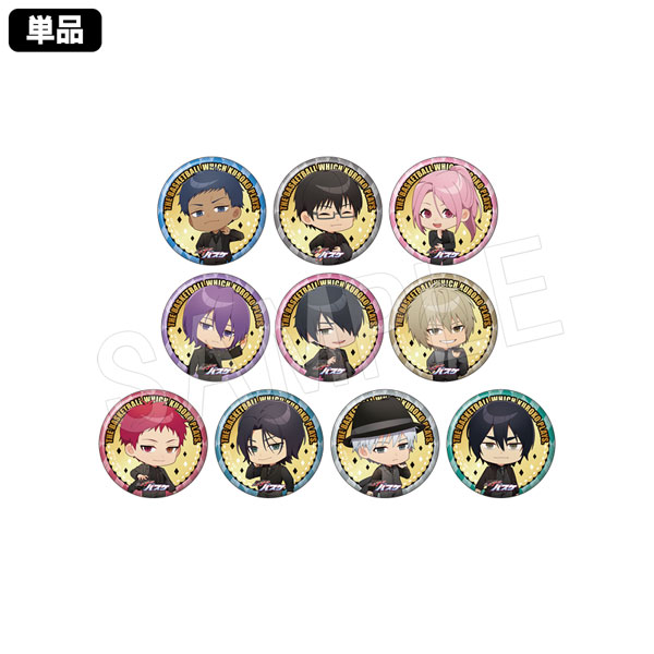 2月発送】黒子のバスケ ミニキャラトレーディングゴールド缶バッジ