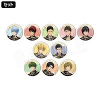 一般予約】黒子のバスケ トレーディング箔押し風マット75mm缶バッジ