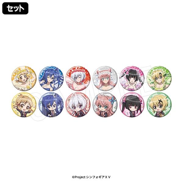 3月発送】戦姫絶唱シンフォギアXV トレーディング缶バッジ フラワー