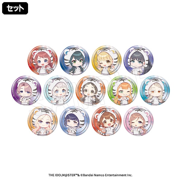 7月発送】学園アイドルマスター トレーディングミニキャラホロ缶バッジ