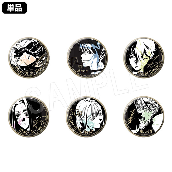 ALIEN STAGE Karmic Angelシリーズ トレーディングメタル缶バッジ(pcs