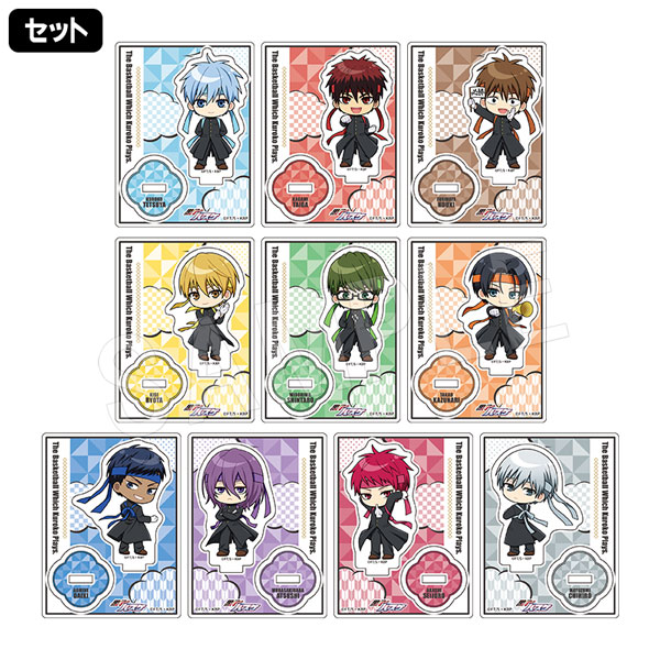 黒子のバスケ グッズ まとめ売り 7月発送】黒子のバスケ トレーディングミニアクリルスタンド 応援団ver