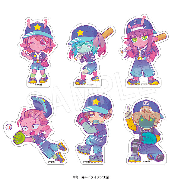 8月発送】銀河特急 ミルキー☆サブウェイ ステッカーセット Baseball